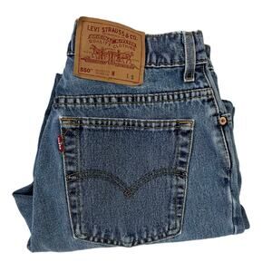 Levi’s Vintage 550 Relaxed Fit Tapered Legs Jeans Size 13 Short Made In USA